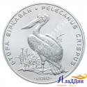 Монета 50 тенге. Пеликан . 2010 год