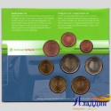 Официальный годовой набор евро Нидерланды 2003 года в буклете
