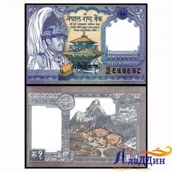 Банкнота 1 рупия Непал