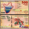 Банкнота 500 франков Бурунди