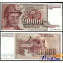 20 000 динар Югославия кәгазь акчасы