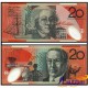 Банкнота 20 долларов Австралия. 2007 год. Пластик