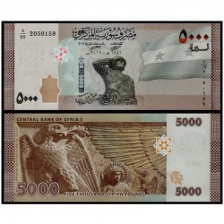 Банкнота Сирия 5000 фунтов. 2019 год