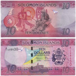 Банкнота Соломоновы Острова 10 долларов