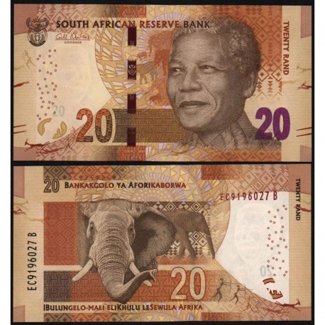 Банкнота 20 ренд Южно-Африканская Республика.