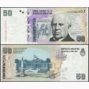 Банкнота 50 песо Аргентина. Доминго Фаустино