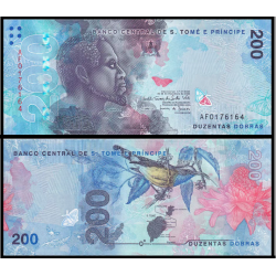 Банкнота 200 добра Сан Томе и Принсипи. 2020 год