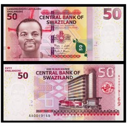 Банкнота 50 эмалангени Свазиленд