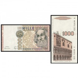 Банкнота 1000 лир Италия. 1982 год