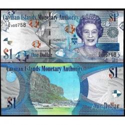 Банкнота 1 доллар Каймановы острова. 2018 год