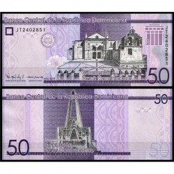 Банкнота 50 песо Доминиканская Республика. 2019 год