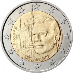 2 евро Люксембург. Дворец Великих герцогов. 2007 год