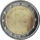 2 евро Люксембург. 10 ел икътисадый һәм валюта берлегенә. 2009 ел