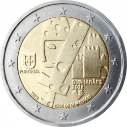 2 евро Португалия. Гимарайнш — Культурная столица Европы. 2012 год