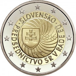 2 евро Словакия. Председательство Словакии в Совете Европейского союза 2016 год
