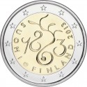 2 евро Финляндия. 150-летие проведения сейма 1863 года. 2013 год