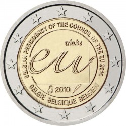 2 евро Бельгия. Председательство Бельгии в Совете Европейского союза. 2010 год