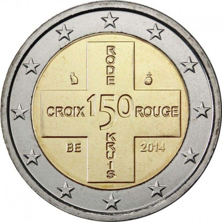 2 евро Бельгия. Бельгия Кызыл Хачына 150 ел. 2014 ел