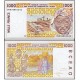 Банкнота Западная Африка 1000 франков. 1995 год
