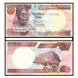Банкнота Нигерия 100 найра. 2010 год