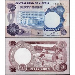 Банкнота Нигерия 50 кобо