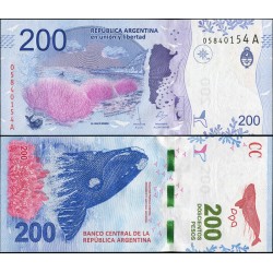 Банкнота 200 песо Аргентина.