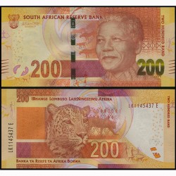 Банкнота 200 ренд Южно-Африканская Республика.