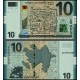 Банкнота 10 манат Азербайджан. 2018 год