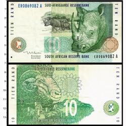 Банкнота 10 ренд Южная Африка