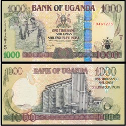 Банкнота 1000 шиллингов Уганда. 2009 год