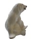 Фарфоровая статуэтка "Белый медведь" (сидящий).