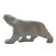 Фарфоровая статуэтка "Белый медведь" (стоящий большой).