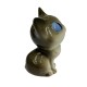 Фарфоровая статуэтка "Кот аниме сидящий"