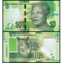 Банкнота 10 ренд Южно-Африканская Республика. 2018 год