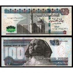 Банкнота 100 фунтов Египет. 2018 год