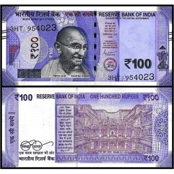 Банкнота 100 рупий Индия. 2022 год