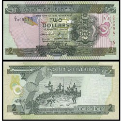 Банкнота Соломоновы Острова 2 доллара