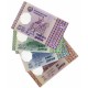 Набор 4 банкнот 1,5,20,50 дирам Таджикистан. 1999 год