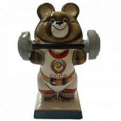 Статуэтка Мишка олимпийский с штангой