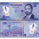 Мозамбик 20 метикал кәгазь акчасы. 2024 ел. ПОЛИМЕР