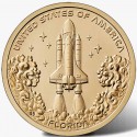 Монета 1 доллар США. Спейс Шаттл (Флорида). 2025 год