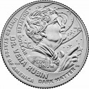 25 центов США. Вера Рубин. 2025 год
