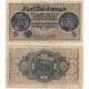 Германия 5 марка кәгазь акчасы.