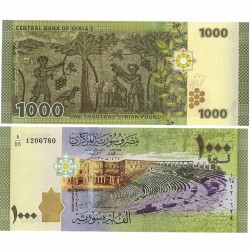 Банкнота Сирия 1000 фунтов. 2013 год