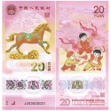 Банкнота 20 юаней Китай. Год Лошади. 2026 год