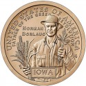 АКШ 1 доллар тәңкәсе. Норман Борлоуг табиб (Айова). 2026 ел