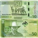 50 доллар Намибия кәгазь акчасы. 2025 ел