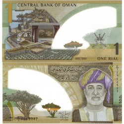 Оман 1 риал кәгазь акчасы. 2025 ел