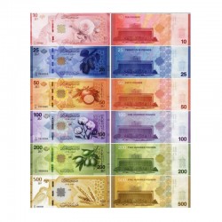 Набор банкнот Сирия 10,25,50,100,200,500 фунтов. 2025 год