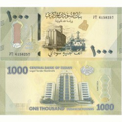 Банкнота Судан 1000 фунтов. 2024 год